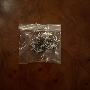 Sterling Silver Artisan Crafted Dangle Earrings From Scottland